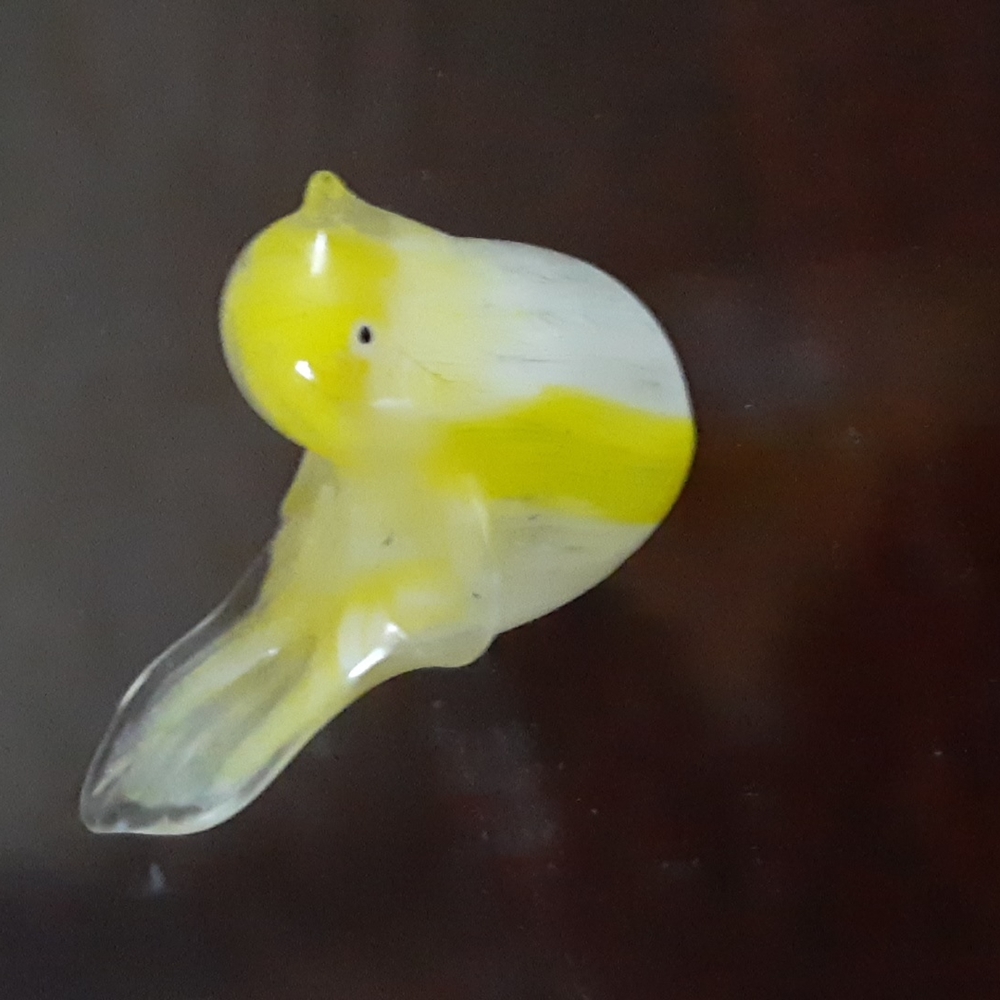 Cool vintage handmade blown glass bird